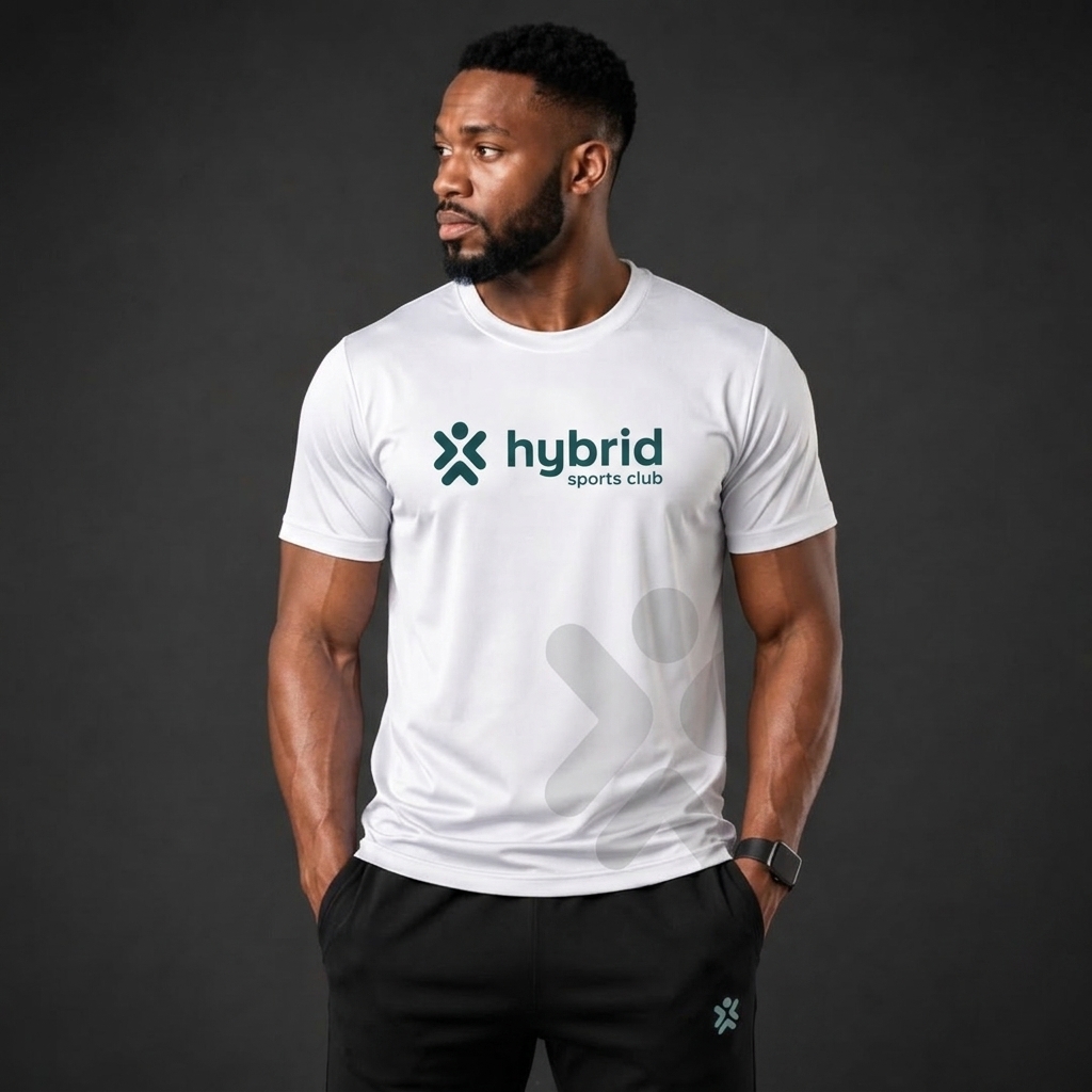 Male Performance Tee - White